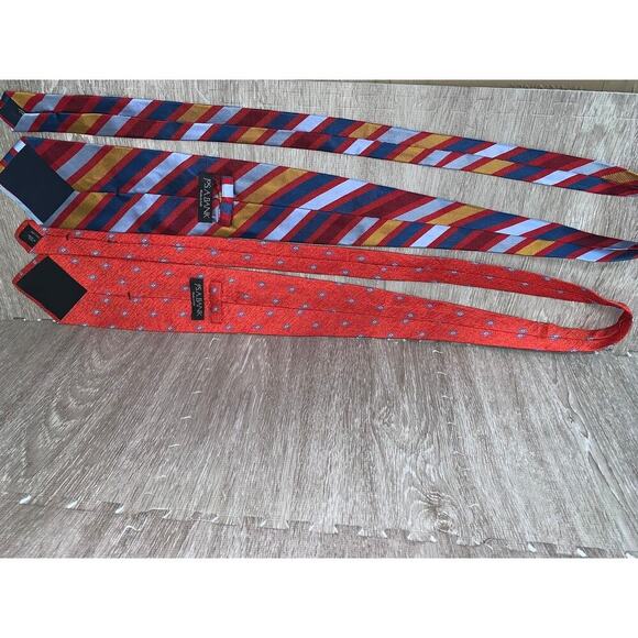 Jos. A. Bank  Men's Silk Striped‎ Necktie Set of 5 Multicolor - Picture 11 of 13
